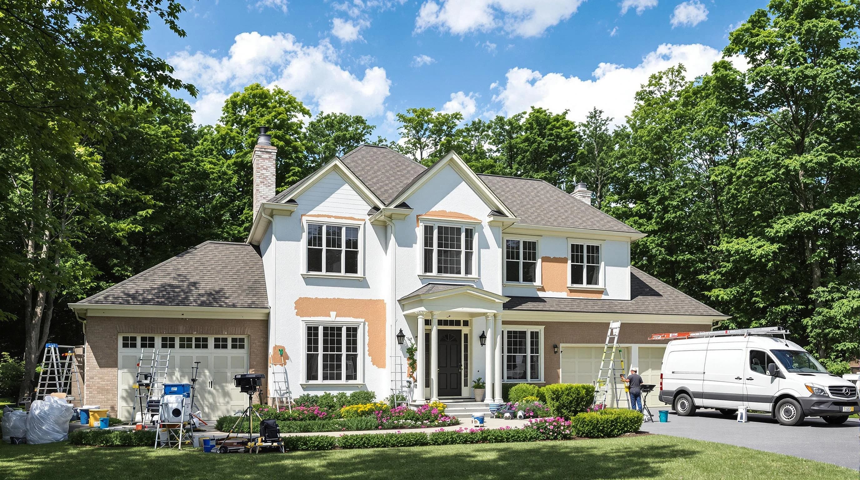 New River House Painters painting equipment